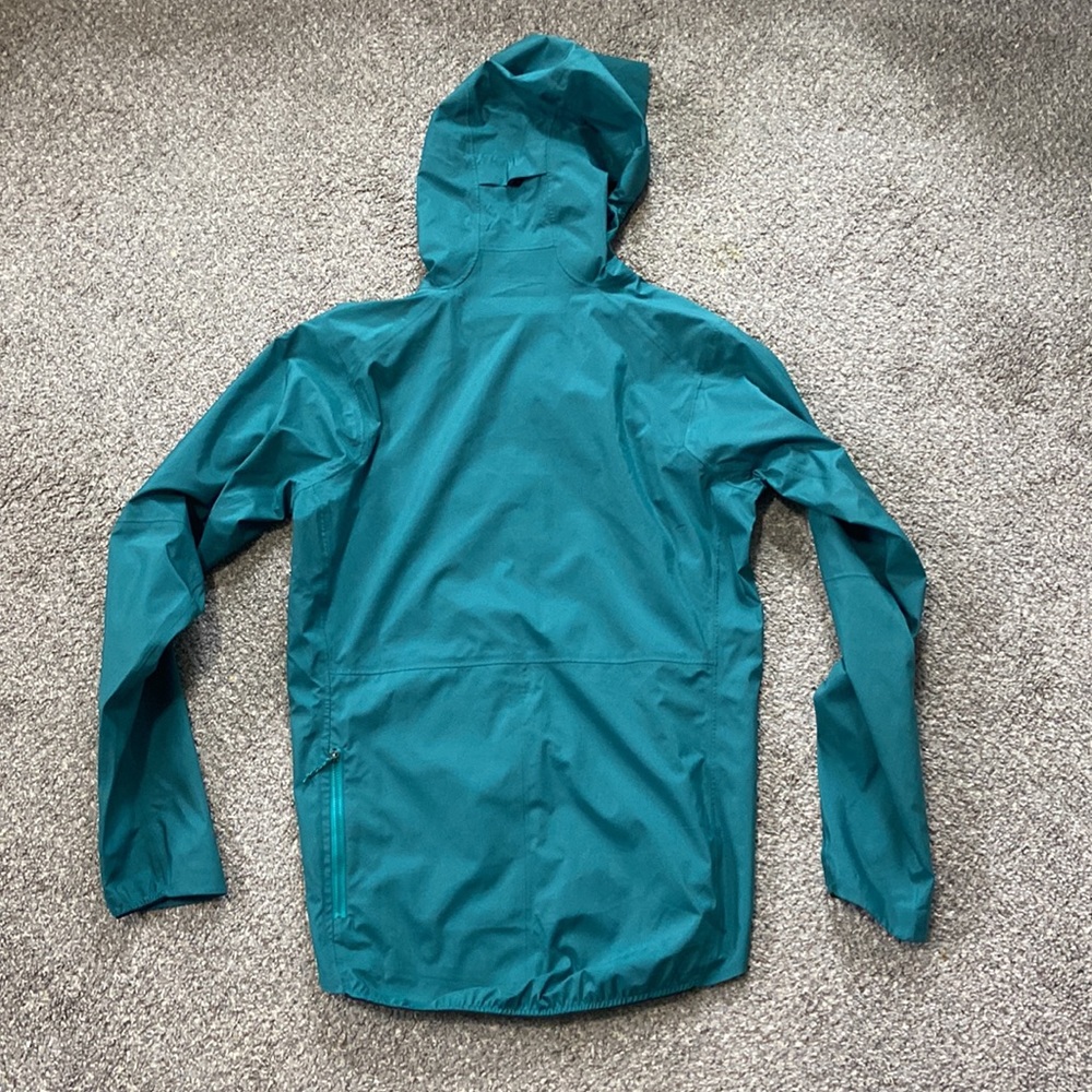 NWOT Patagonia Dirt Roamer Hooded Jacket Mens Medium Borealis Green - Picture 7 of 7